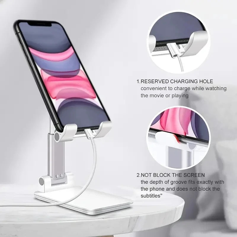 Desktop Mobile Phone Holder, Universal Adjustable Bracket