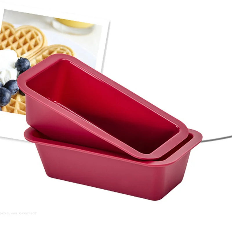 Nonstick Silicone Mini Loaf Pans - Easy Release Rectangle Baking Molds