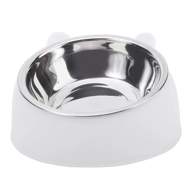 Dog and cat bowl 100ml, 15 degree non-slip raised base