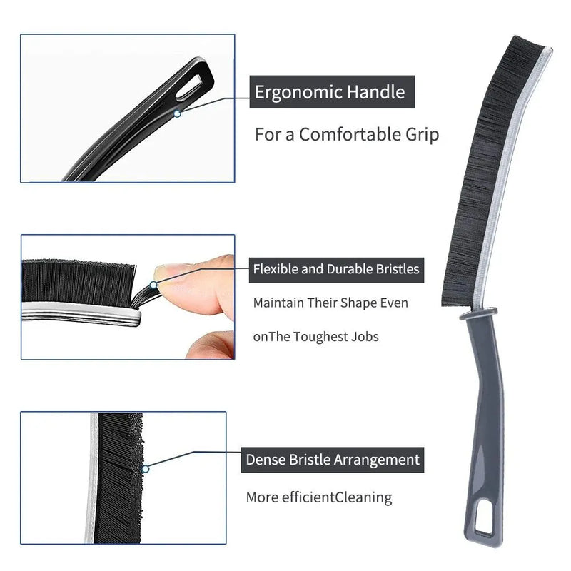 Stiff Bristle Cleaning Brush - For Cleaning Narrow Places