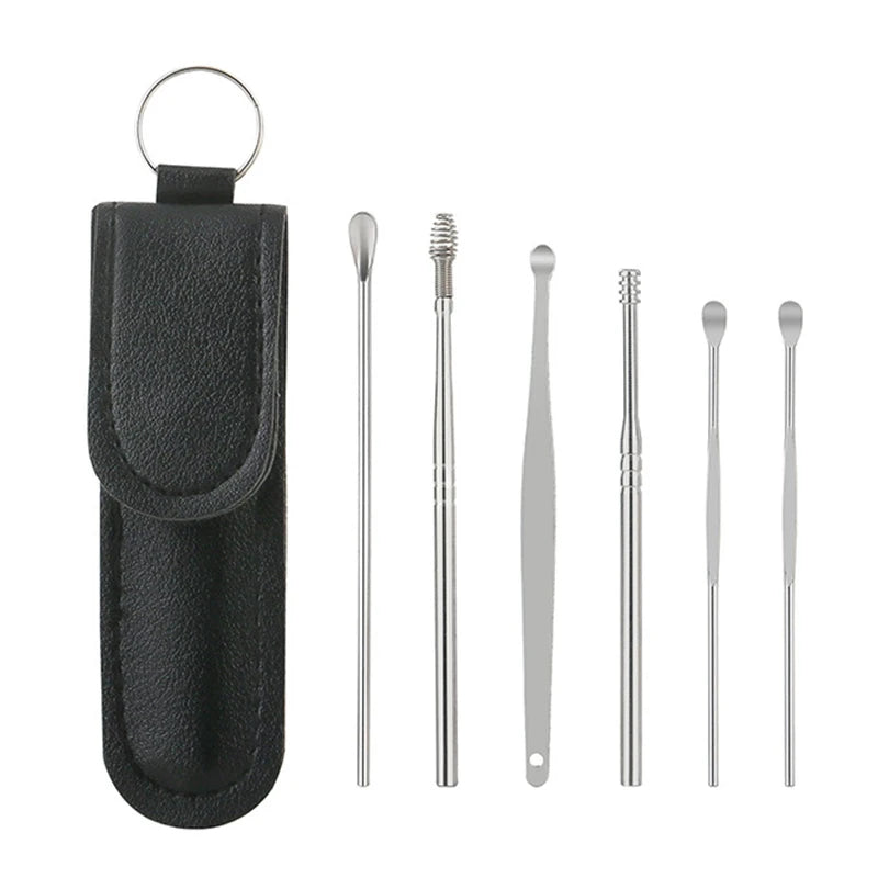 Ear Cleaner Wax Pickers - Earpick and Curette Kit for Wax Removal, Ear Care Tool