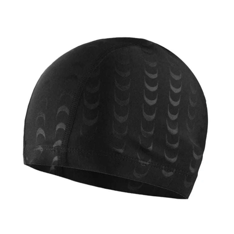 Lightning Black Swimming Cap