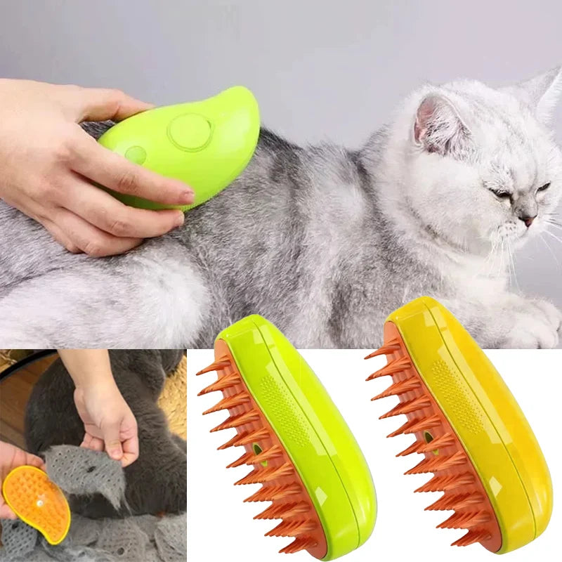 Cat Steam Brush Electric Spray Water Spray