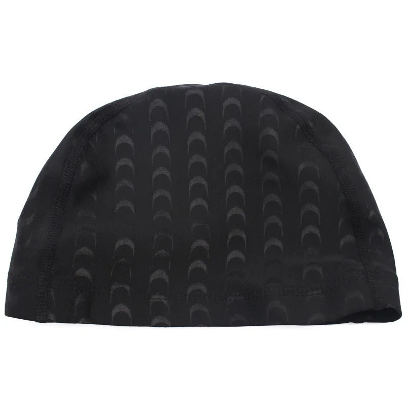 Lightning Black Swimming Cap