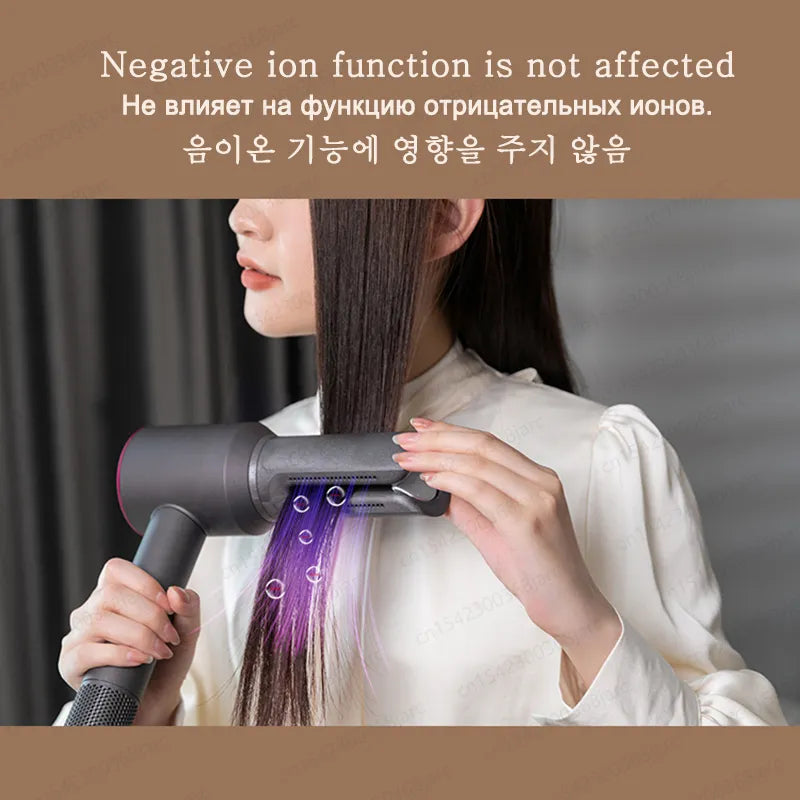 Curling Attachment for Dyson Supersonic Hair Dryer - 40mm Automatic Curling Nozzle, Air Styler Cylinder Comb