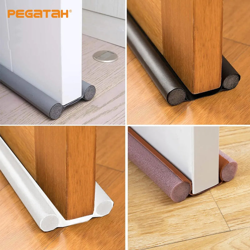 Waterproof Silicone Door Bottom Seal Strip - Draught Excluder and Soundproof Guard