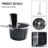 Food Processor Container Kit for Thermomix TM5 TM6 - Multifunctional Box with Shredding and Cutting Accessories