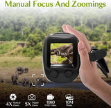 Rechargeable 1080p HD Infrared Night Vision Telescope Camera for Outdoor Hunting