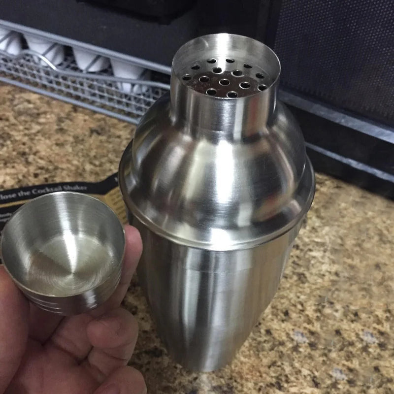 UPORS Stainless Steel Cocktail Shaker - Martini Boston Shaker for Bartenders