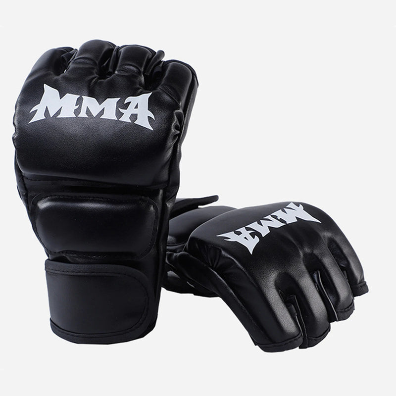 Kickboxing MMA Gloves - PU Karate Muay Thai Training Equipment for Adults and Kids