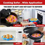 Silicone 7-Hole Cake Mold - Airfryer and Microwave Oven Baking Accessories