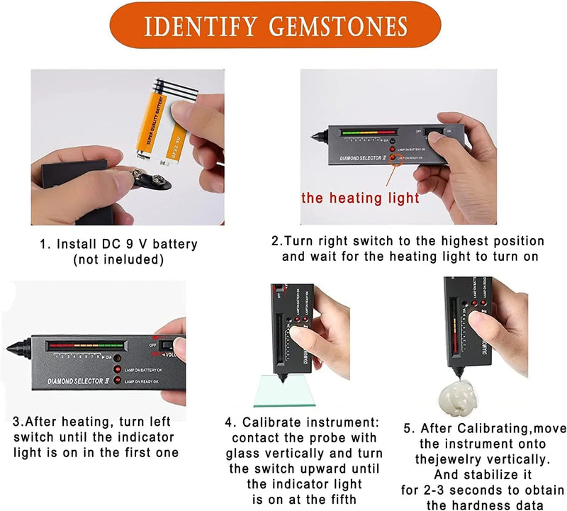 High Accuracy Professional Diamond Tester Pen Kit