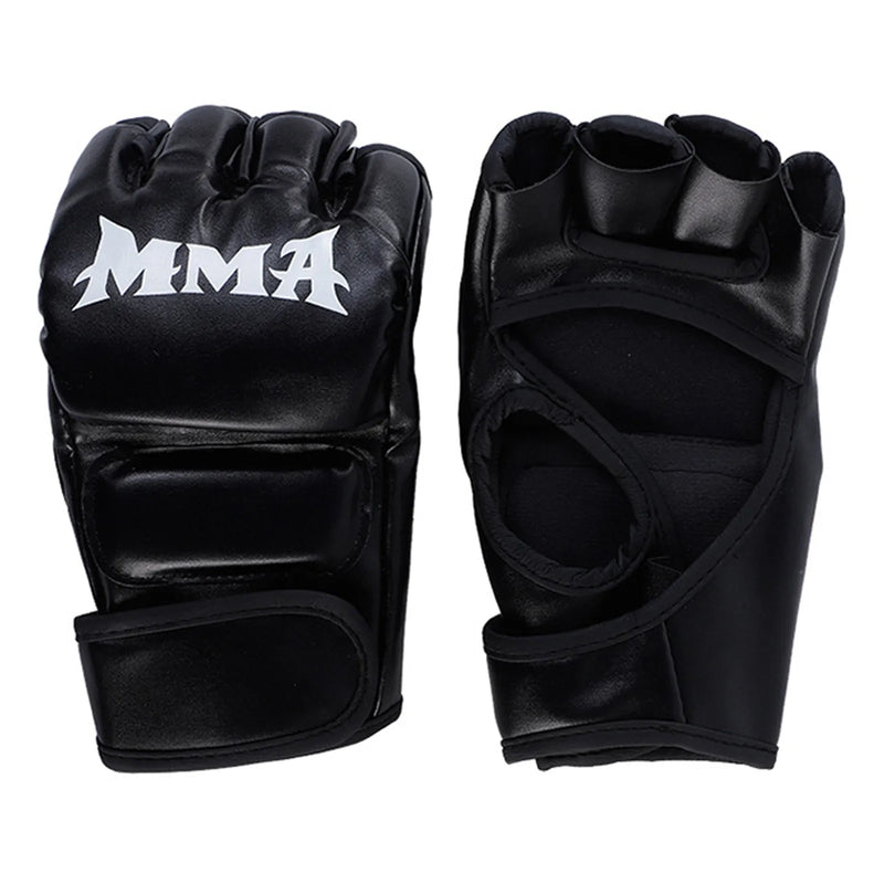 Kickboxing MMA Gloves - PU Karate Muay Thai Training Equipment for Adults and Kids