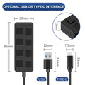 USB Hub 3.0 Type-C High Speed 5Gbps Multi-Splitter Adapter