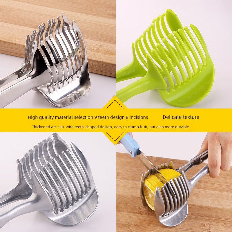 304 Stainless Steel Lemon Cutting Tool Tomato Lemon Slicer Tomato Splitter Kitchen Gadget