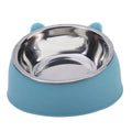 Dog and cat bowl 100ml, 15 degree non-slip raised base