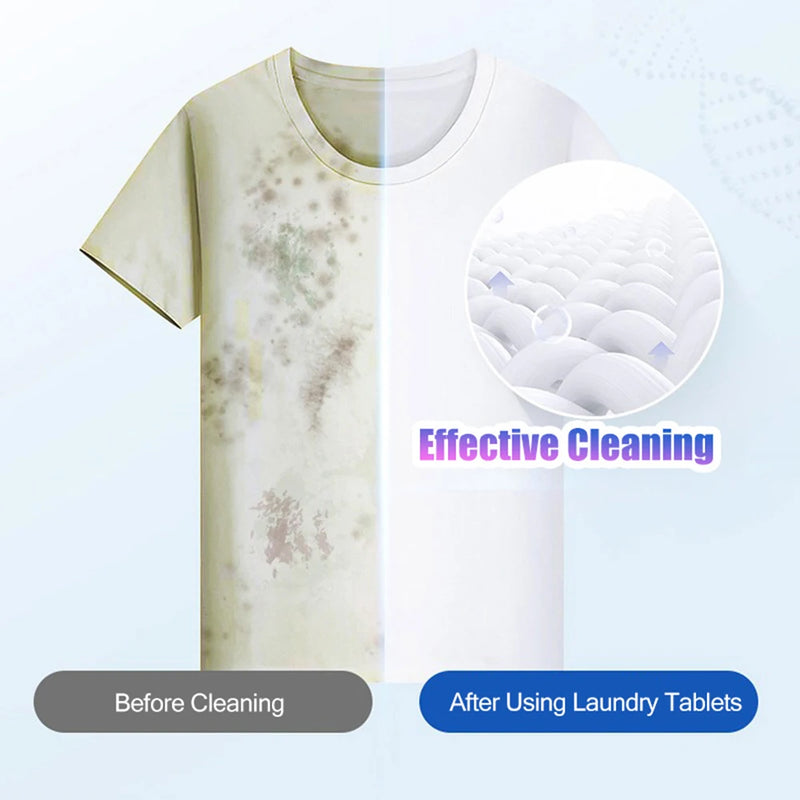 Strong Laundry Cleaning Sheets for Washing Clothes