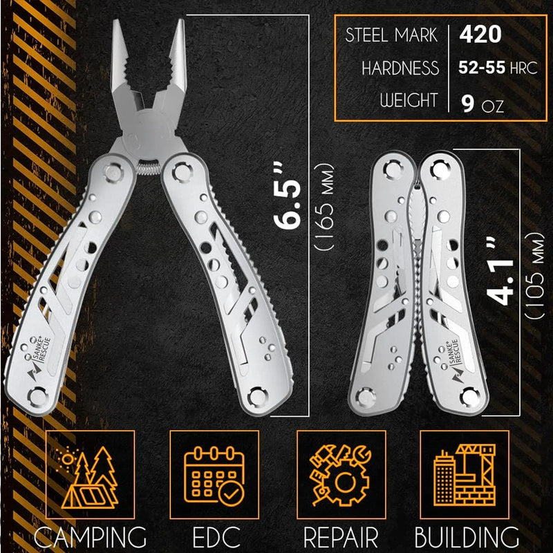 Portable Pocket Multitool: 420 Stainless Steel