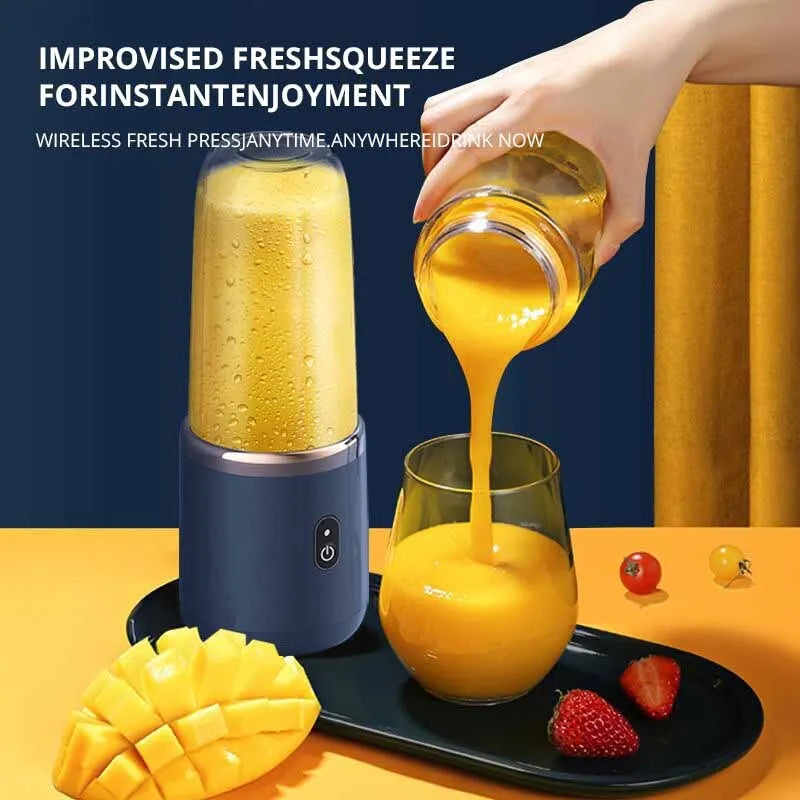 Electric Juicer with Stainless Steel Blade - Mini Blender