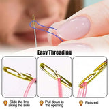 Blind Needles with Side Holes - Stainless Steel Needles for Sewing at Home