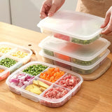 Multifunctional Kitchen Food Storage Box - Plastic Organizer for Refrigerator, Fruits, and Vegetables