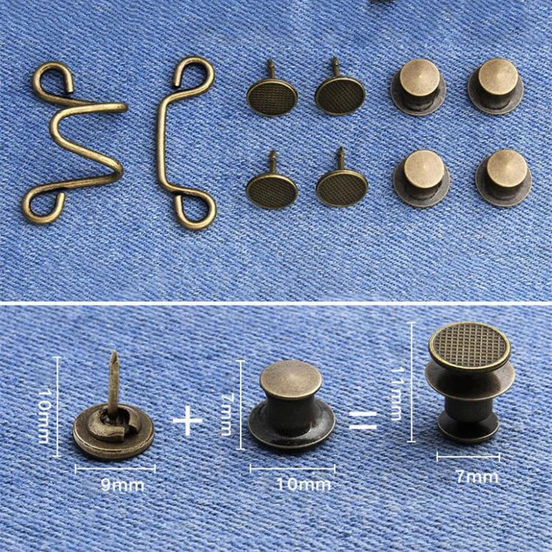 Adjustable Jeans Button for Waist - Clothing Clip