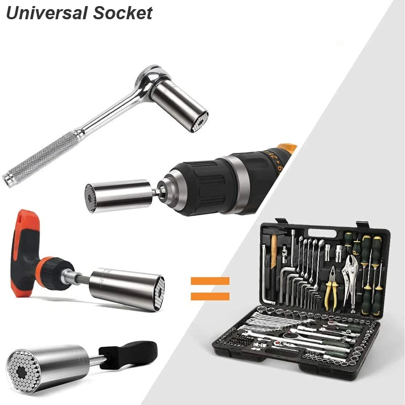 Universal Socket Wrench Set