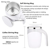 Automatic Stirring Magnetic Mug