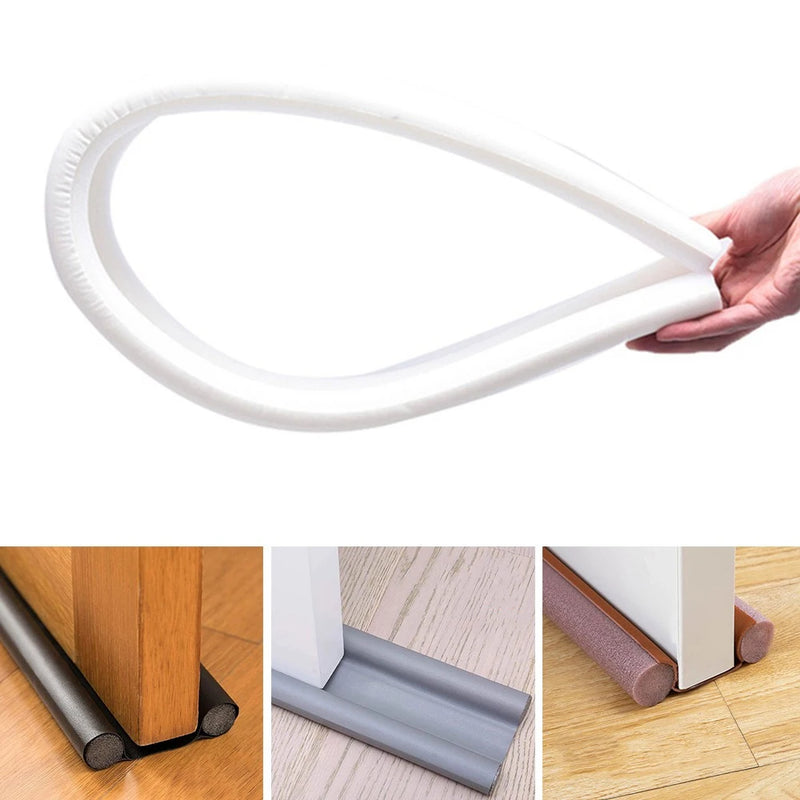 Waterproof Silicone Door Bottom Seal Strip - Draught Excluder and Soundproof Guard