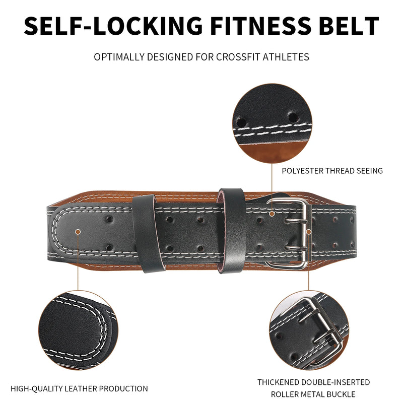 10.5cm Width Weight Lifting Belt - Back Support for Powerlifting, Cross Training, and Workout