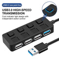 USB Hub 3.0 Type-C High Speed 5Gbps Multi-Splitter Adapter