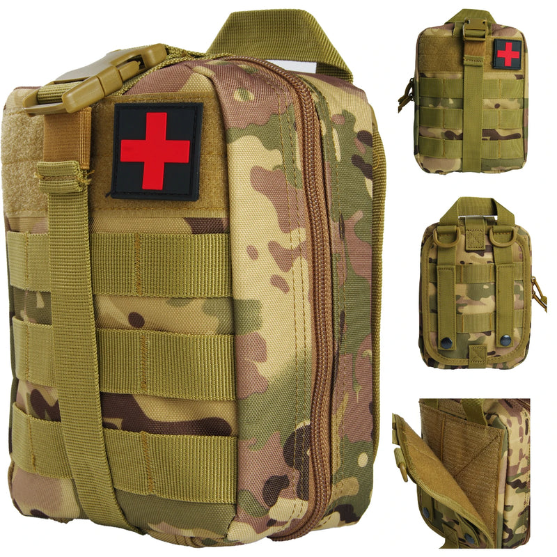 Tactical IFAK Pouch with 18 EMT Items