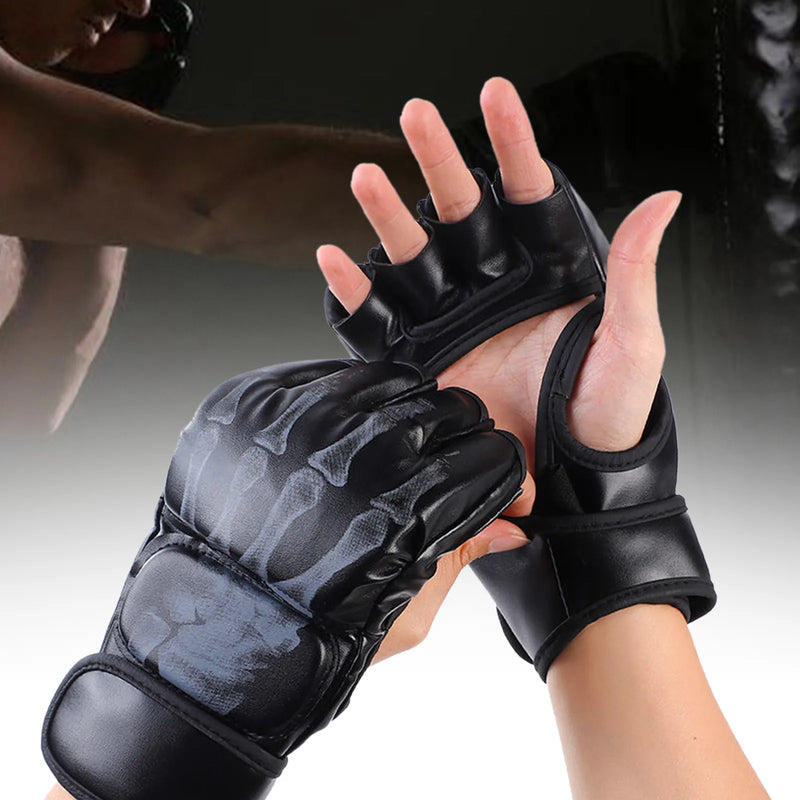 Kickboxing MMA Gloves - PU Karate Muay Thai Training Equipment for Adults and Kids