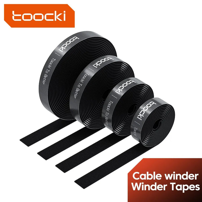 Toocki Wire Organizer - Cable Winder for Earphones, Mouse, and USB Chargers, Compatible with iPhone, Samsung, Xiaomi