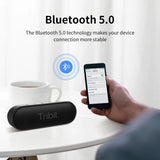Tribit XSound Go Portable Bluetooth Speaker - IPX7 Waterproof, Better Bass, 24-Hour Playtime, Type-C & AUX