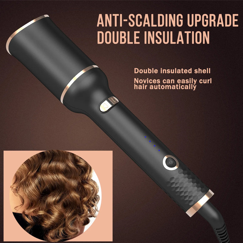 Automatic Hair Curler - Hair Curling Iron with Rotating Ceramic Technology