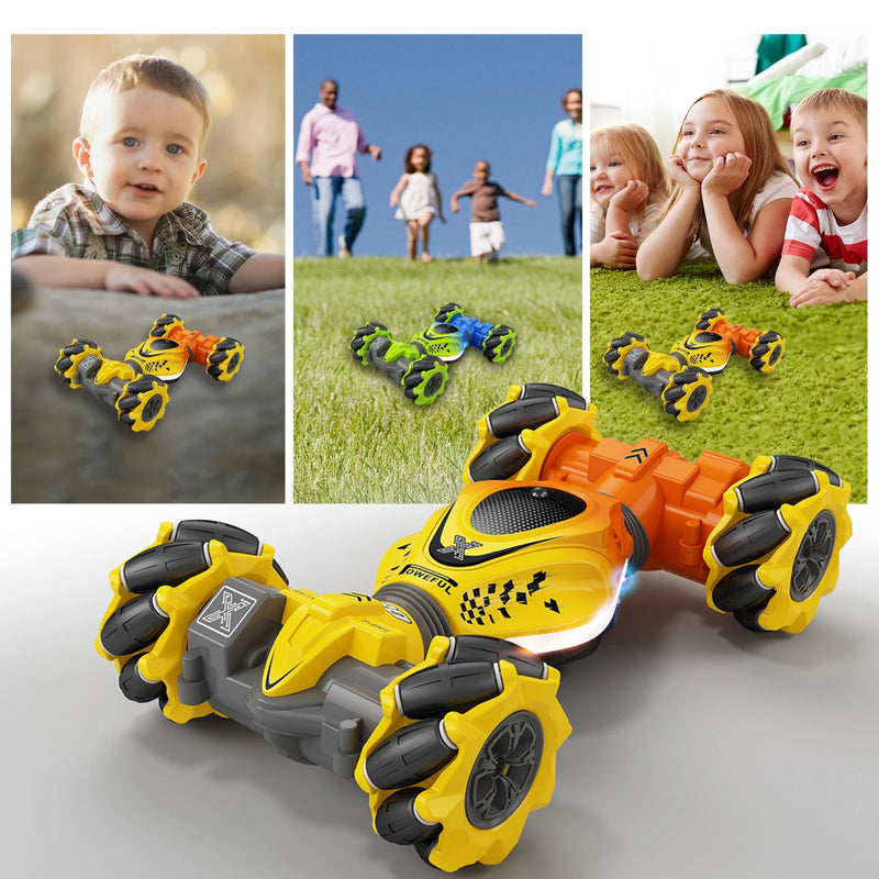 4WD RC Stunt Car with Gesture Control for Kids