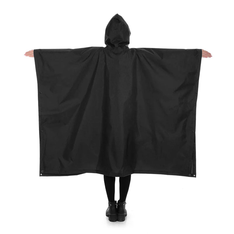 Waterproof Hooded Rain Poncho