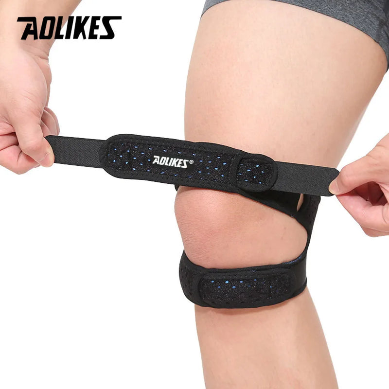 Adjustable Patella Knee Band with Dual Compression Pads