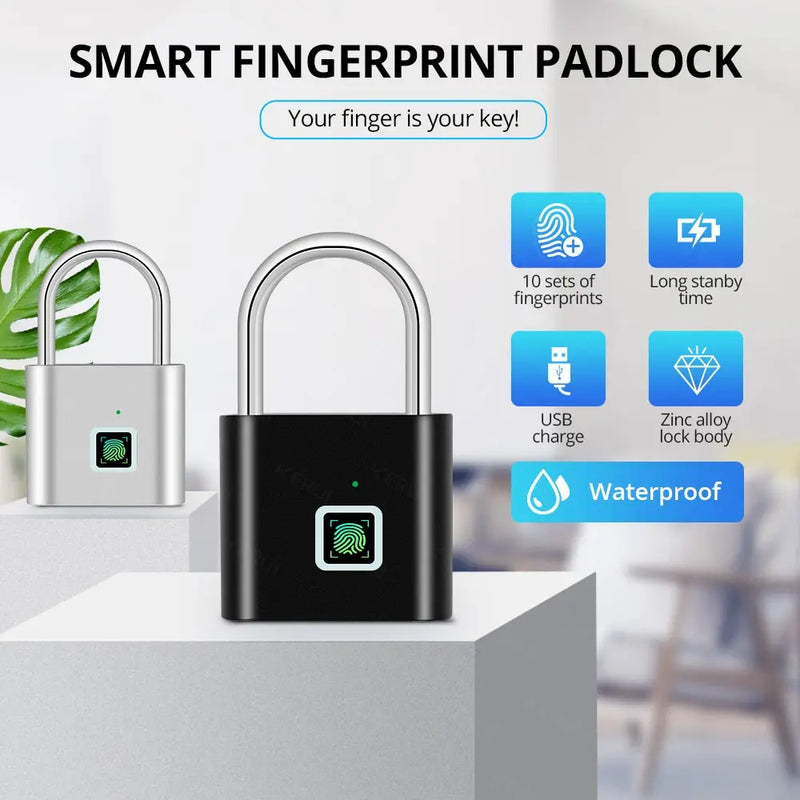 Keyless Fingerprint Lock - Waterproof, Unlock in 0.2 seconds