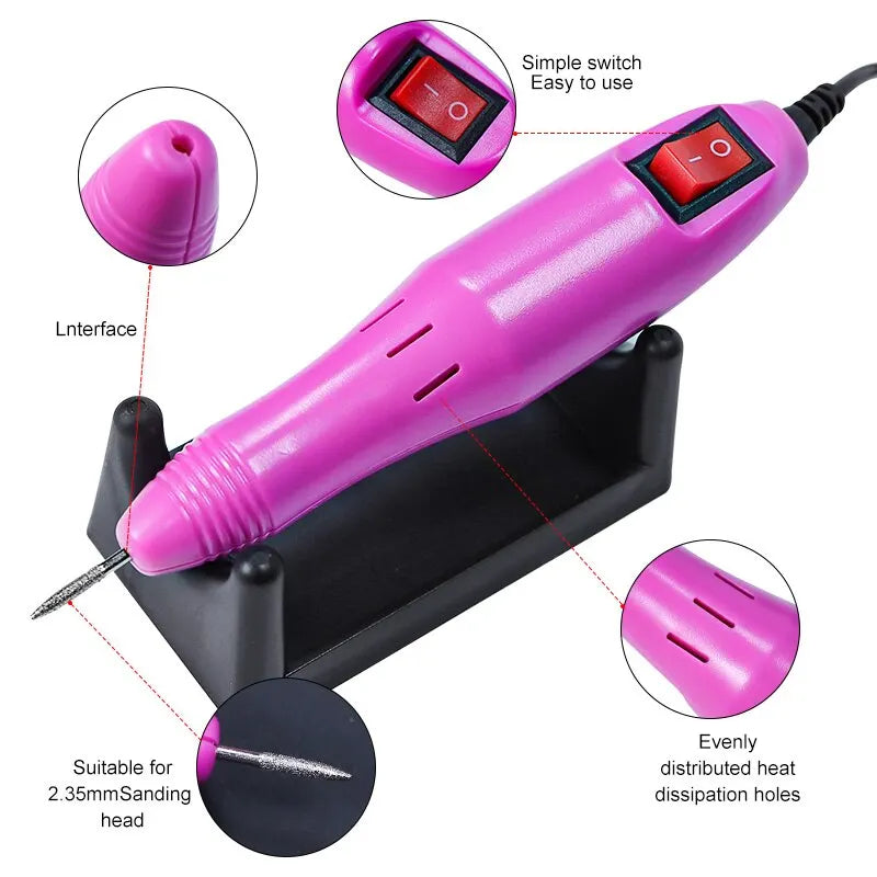 Professional Drill Machine - Electric Nail File for Manicure