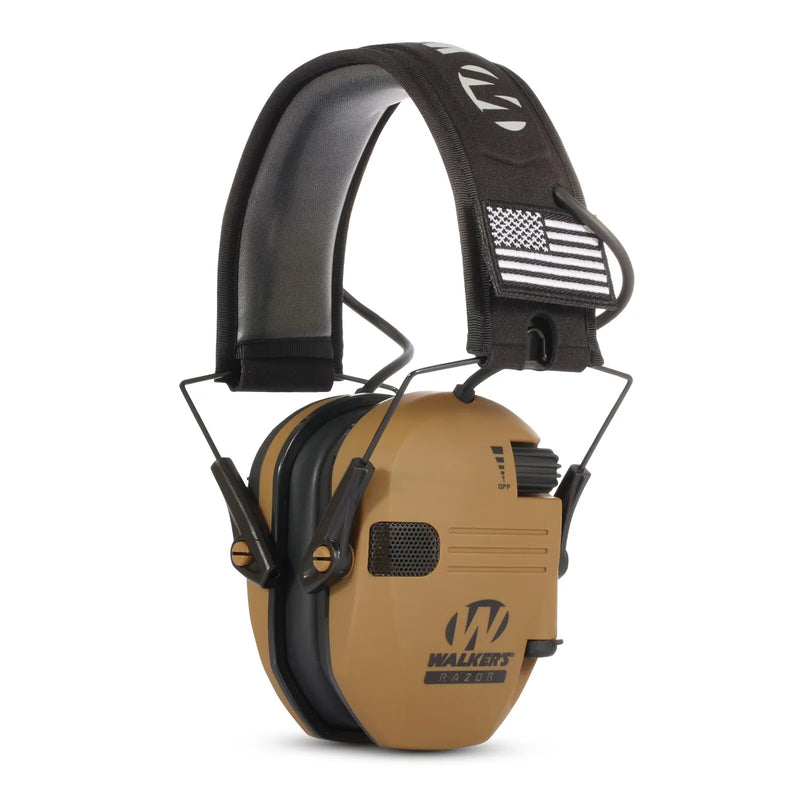 Walker's Razor Slim Electronic Earmuffs - Adjustable Hearing Protection for Shooting & Hunting