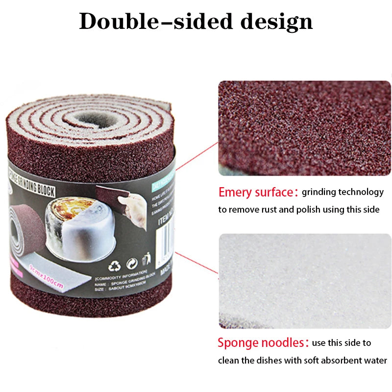 Magic Melamine Carborundum Kitchen Sponge Eraser for Household Cleaning