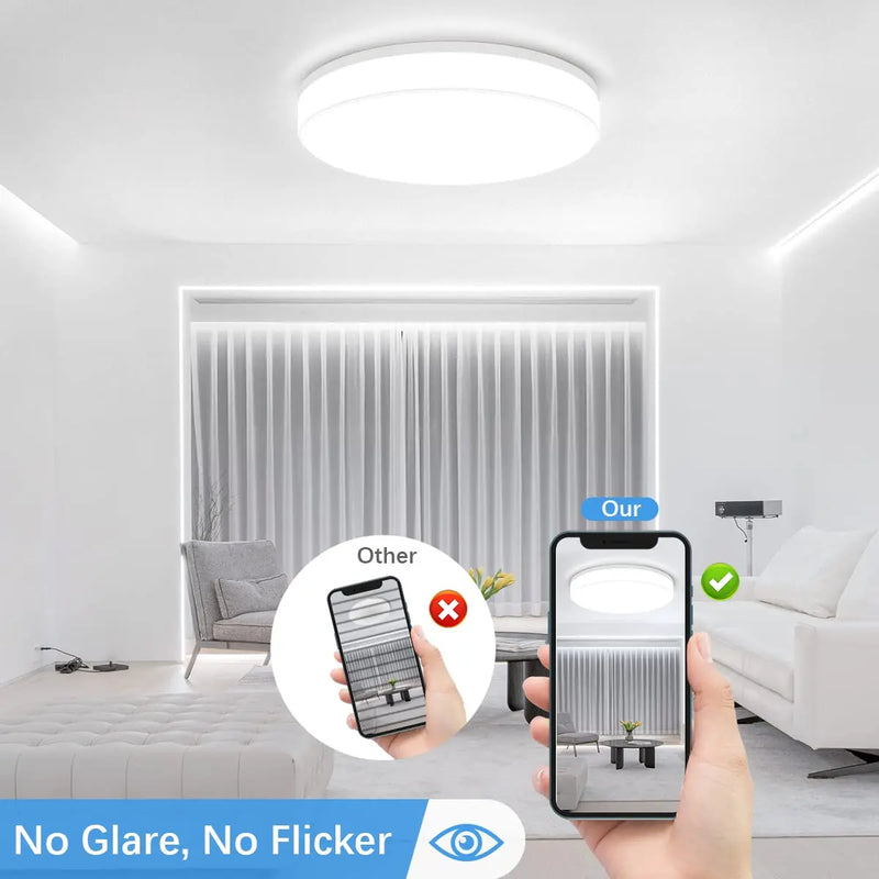 Ultra-thin Round LED Light - Bedroom Ligh