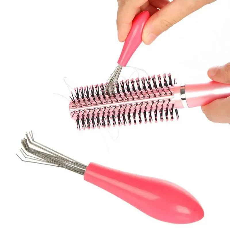 Hair Brush Cleaner Plastic Handle Cleaning Brushes