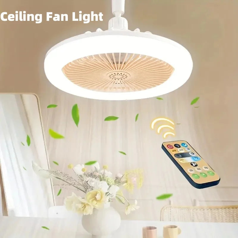 Nordic Ceiling Fan with Lamp