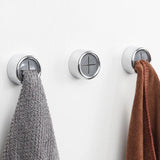 Punch-Free Towel Plug Holder - Wall-Mounted Bathroom Organizer Rack, Self-Adhesive Storage Hook for Kitchen and Home