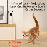 Automatic Cat Toy - Interactive LED Laser Teaser, Handheld Electronic Pet Toy for Cats and Dogs