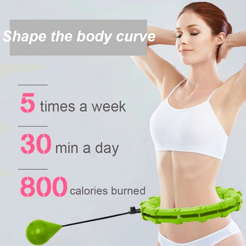 Adjustable Weighted Smart Hula Hoop