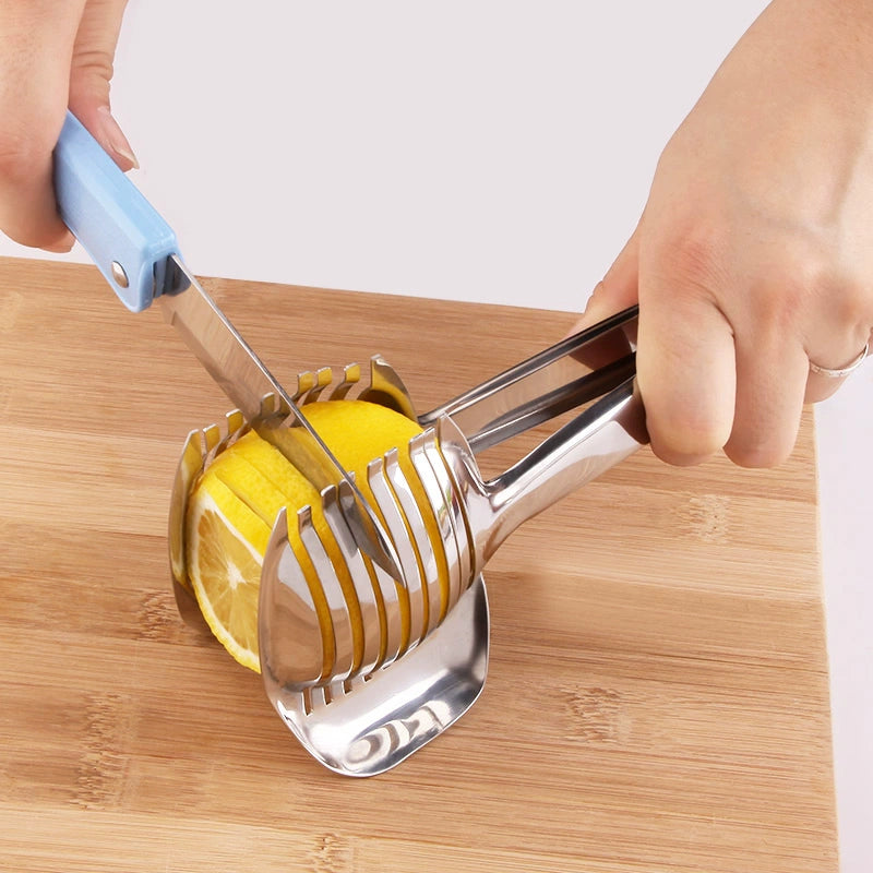 304 Stainless Steel Lemon Cutting Tool Tomato Lemon Slicer Tomato Splitter Kitchen Gadget